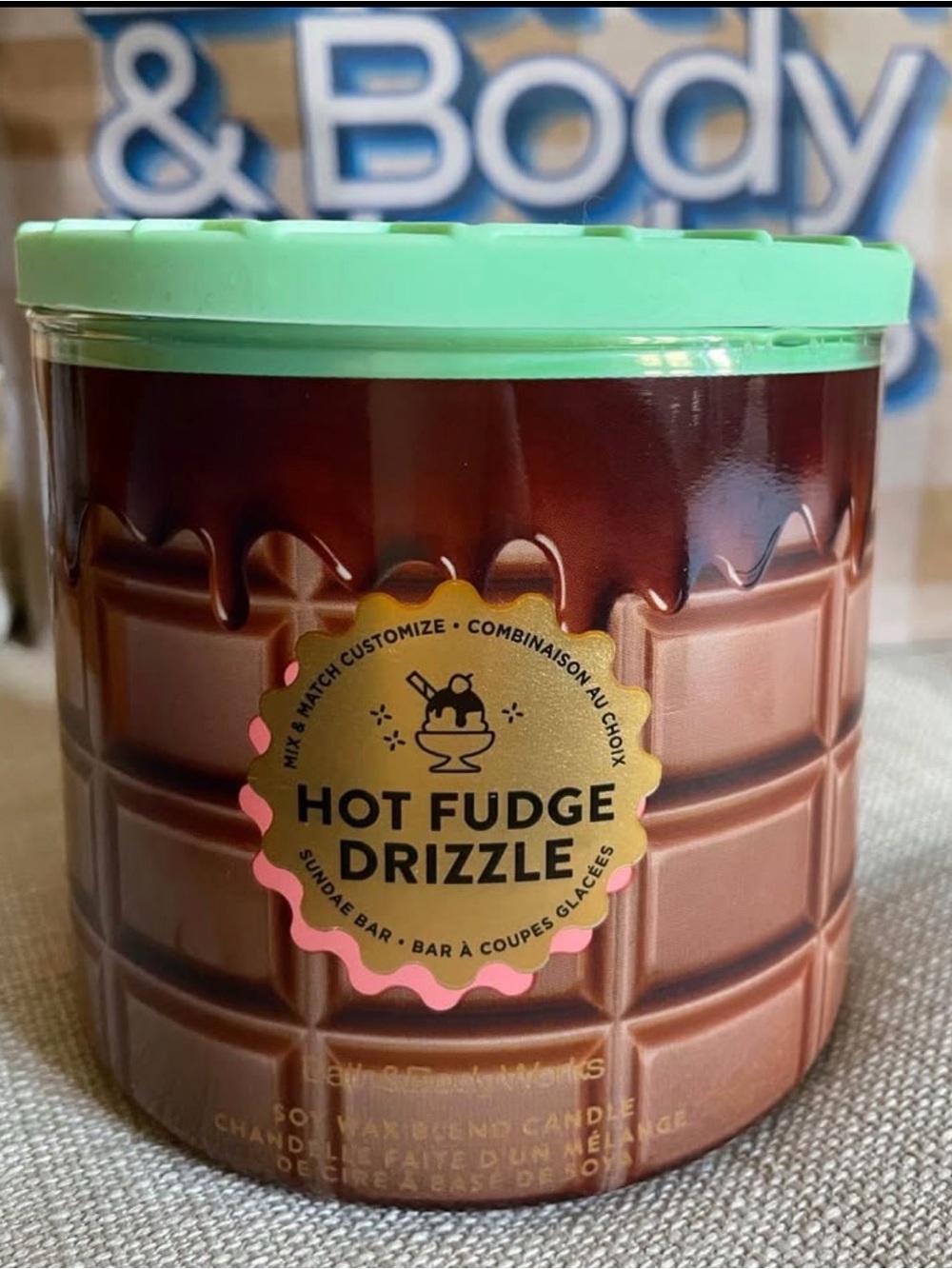 Decadent Candles Pair by Bath & Body Works ‘Hot Fudge & Coffee and Donuts 14.5oz